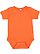 Infant Baby Rib Bodysuit Orange 1
