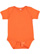 Infant Baby Rib Bodysuit Orange 1 Open