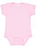 Infant Baby Rib Bodysuit Pink 1