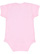 Infant Baby Rib Bodysuit Pink 1 Back