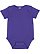 Infant Baby Rib Bodysuit Purple 1