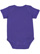 Infant Baby Rib Bodysuit Purple 1 Back