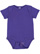 Infant Baby Rib Bodysuit Purple 1 Open
