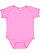 Infant Baby Rib Bodysuit Raspberry 1