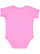 Infant Baby Rib Bodysuit Raspberry 1 Back