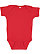 Infant Baby Rib Bodysuit Red 1