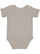 Infant Baby Rib Bodysuit Titanium 1 Back