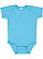 Infant Baby Rib Bodysuit Turquoise 1