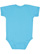 Infant Baby Rib Bodysuit Turquoise 1 Back