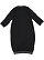 Infant Baby Rib Layette Black 1 Back