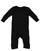 Infant Baby Rib One Piece Black 1