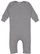 Infant Baby Rib One Piece Granite Heather 1
