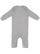 Infant Baby Rib One Piece Heather 1 Open