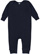 Infant Baby Rib One Piece Navy 1