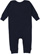 Infant Baby Rib One Piece Navy 1 Back