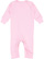 Infant Baby Rib One Piece Pink 1 Open