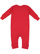 Infant Baby Rib One Piece Red 1 Back
