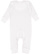 Infant Baby Rib One Piece White 1 Back
