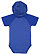 Infant Hooded Bodysuit w/ Ears Vintage Royal/Royal 1 BACK