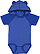 Infant Hooded Bodysuit w/ Ears Vintage Royal/Royal 1