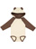 Infant Lng Slv Bodysuit W Ears Natural/Brown 1