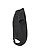 Infant Fine Jersey Bodysuit Black Reptile Ghosted Side View