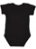 Infant Fine Jersey Bodysuit Black 1 Back