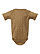 Infant Fine Jersey Bodysuit Brown Leopard Ghosted Front View