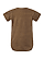 Infant Fine Jersey Bodysuit Brown Reptile Ghosted Back View