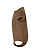 Infant Fine Jersey Bodysuit Brown Reptile Ghosted Side View