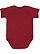 Infant Fine Jersey Bodysuit Cardinal Blackout 1 Back