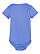 Infant Fine Jersey Bodysuit Carolina Blue Ghosted Front View