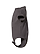 Infant Fine Jersey Bodysuit Charcoal Ghosted Side View