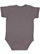 Infant Fine Jersey Bodysuit Charcoal 1 Back