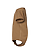 Infant Fine Jersey Bodysuit Coyote Brown Ghosted Side View
