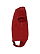 Infant Fine Jersey Bodysuit Garnet Ghosted Side View