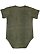 Infant Fine Jersey Bodysuit Green Reptile 1 Back