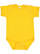 Infant Fine Jersey Bodysuit Gold 1 Open