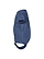 Infant Fine Jersey Bodysuit Indigo Ghosted Side View