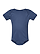 Infant Fine Jersey Bodysuit Indigo Ghosted Front View