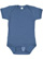 Infant Fine Jersey Bodysuit Indigo 1 Open