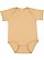 Infant Fine Jersey Bodysuit Latte 1