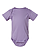 Infant Fine Jersey Bodysuit Lavender Ghosted Front View