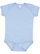 Infant Fine Jersey Bodysuit Light Blue 1 Open