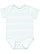 Infant Fine Jersey Bodysuit Marine Stripe 1 Open