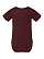 Infant Fine Jersey Bodysuit Maroon Ghosted Back View