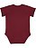 Infant Fine Jersey Bodysuit Maroon 1 Back