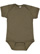 Infant Fine Jersey Bodysuit Military Green 1