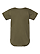 Infant Fine Jersey Bodysuit Military Green Ghosted Back View