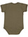 Infant Fine Jersey Bodysuit Military Green 1 Back